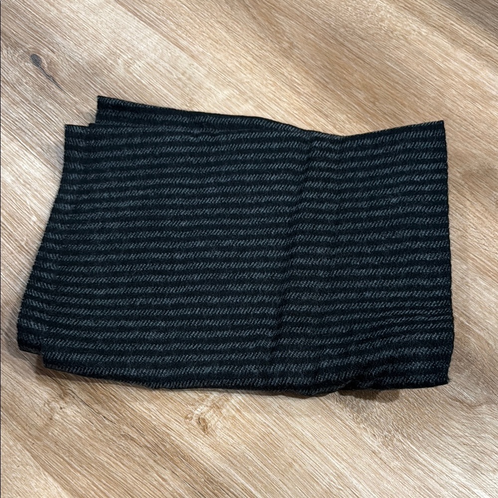 Striped Black and Gray Men's Scarf 57|A3